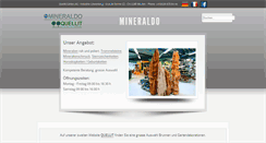 Desktop Screenshot of mineraldo.ch
