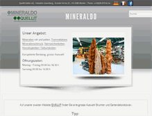 Tablet Screenshot of mineraldo.ch